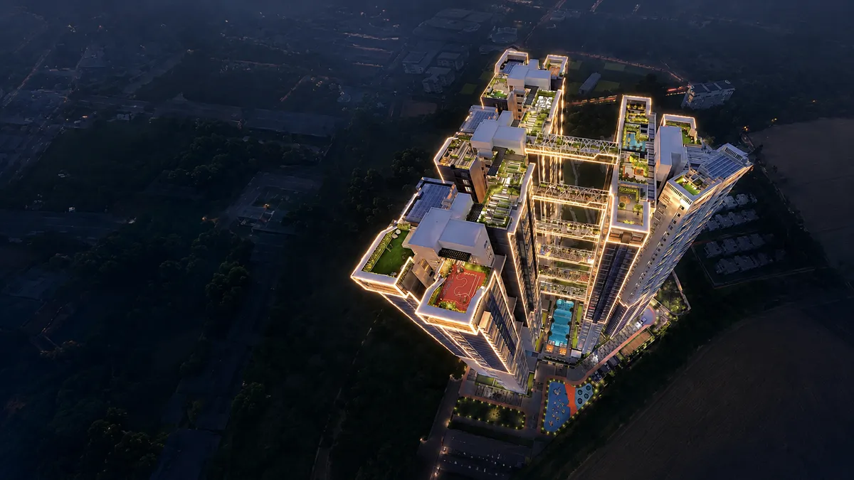 Aerial view of Fortune Primero Seven Sarjapur Aerial view of Fortune Primero Seven Sarjapur