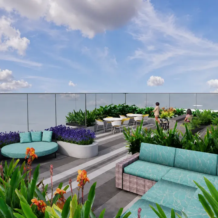 Terrace garden at Fortune Primero Seven Terrace garden at Fortune Primero Seven
